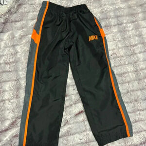 NIKE dark gray, Light Gray, orange Athletic Pants - boys 4 small